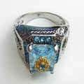 Turkish Signet Zircon Ring