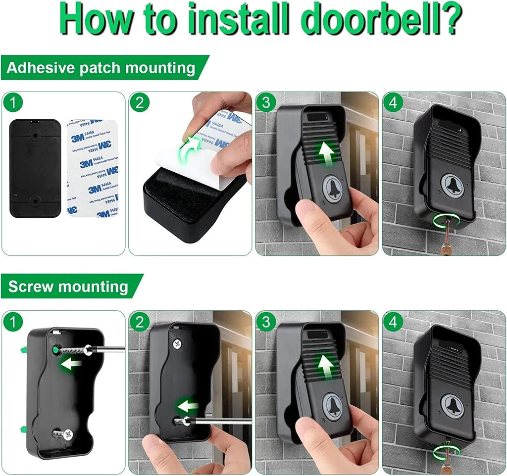 Full Duplex Two-way Intercom Doorbell