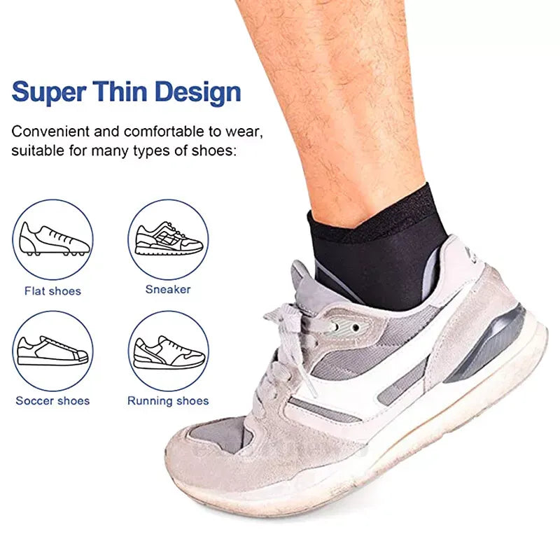 Breathable Elastic Ankle Brace (Left / Right Pair )