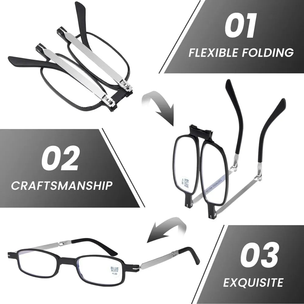 Portable Eyewear Anti UV Glare Readers