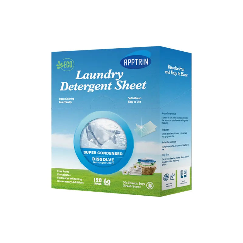 Laundry Detergent Eco Sheets