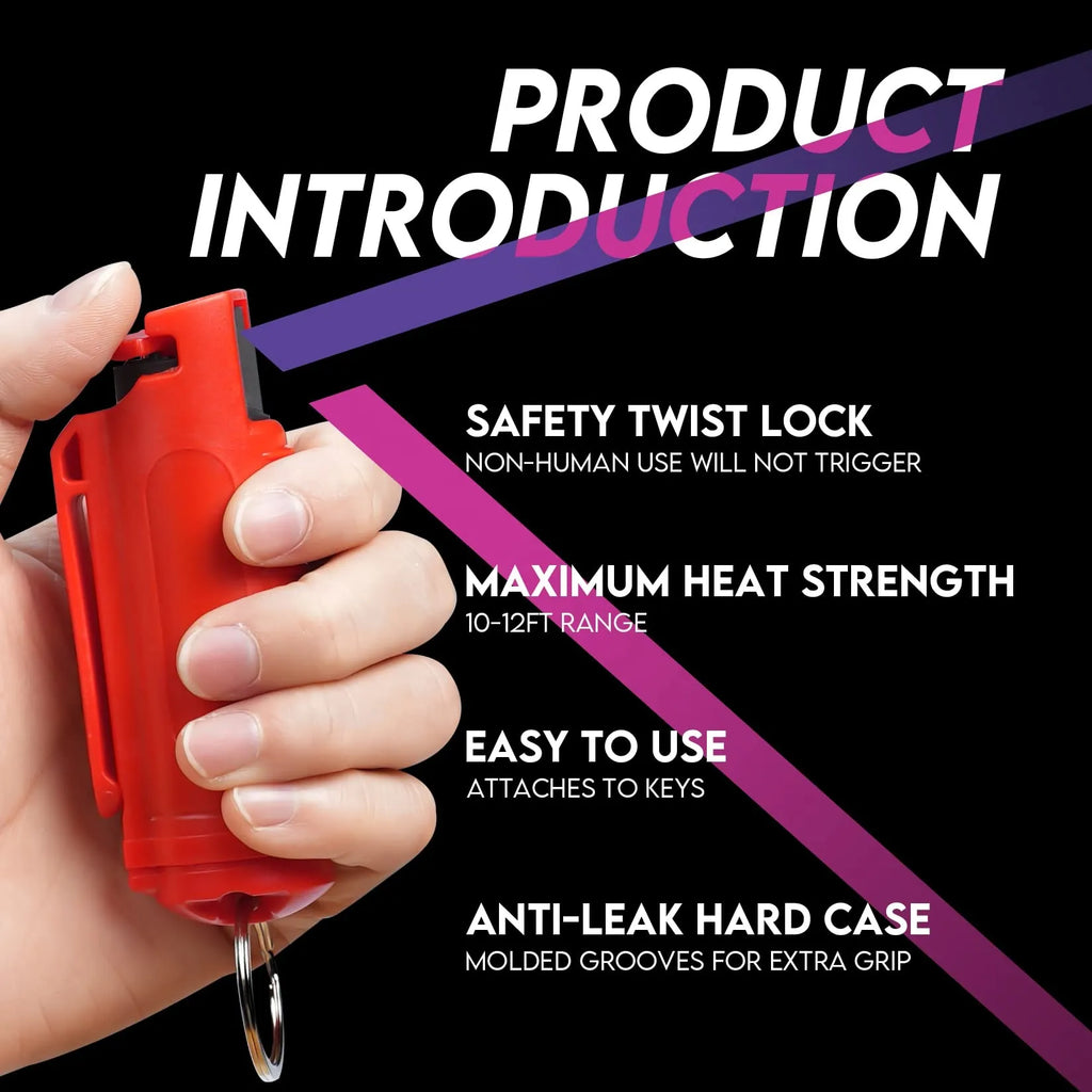 Pepper Spray with Keychain