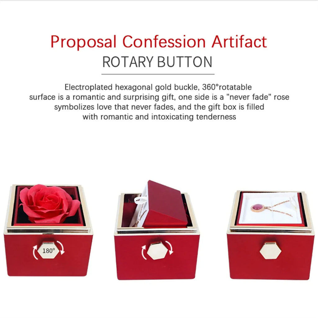 Ever rose Rotating Gift Box