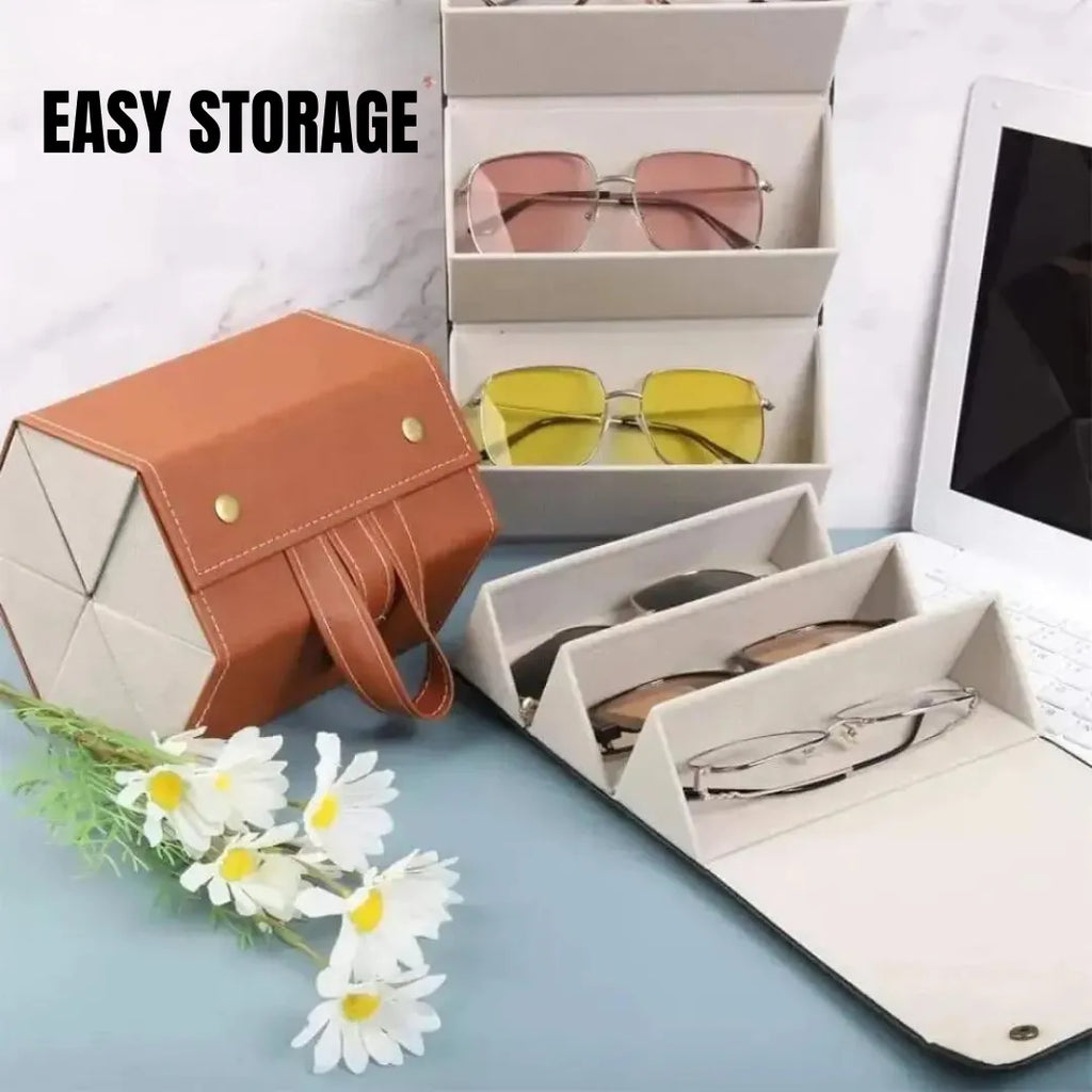 Foldable Sun Glasses Organizer