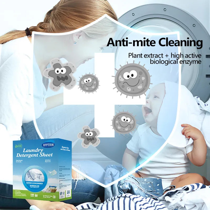 Laundry Detergent Eco Sheets