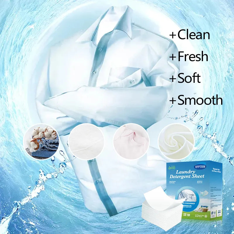 Laundry Detergent Eco Sheets