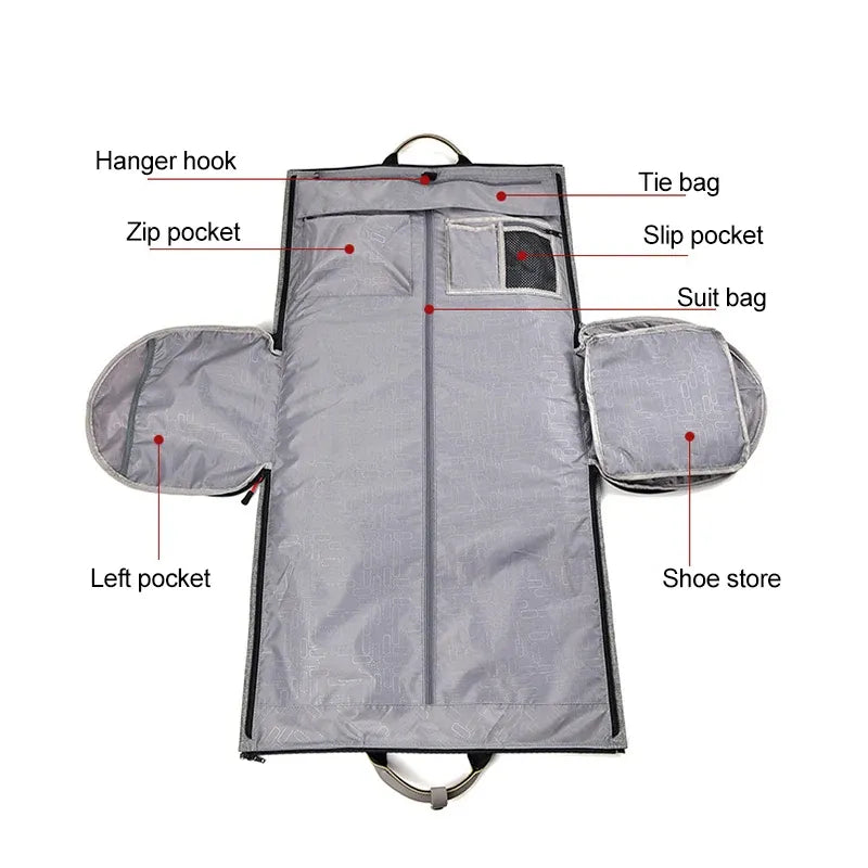 Convertible Duffle Garment Bag without Wheel