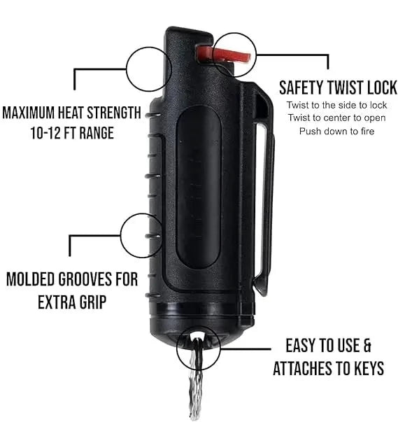 Pepper Spray with Keychain