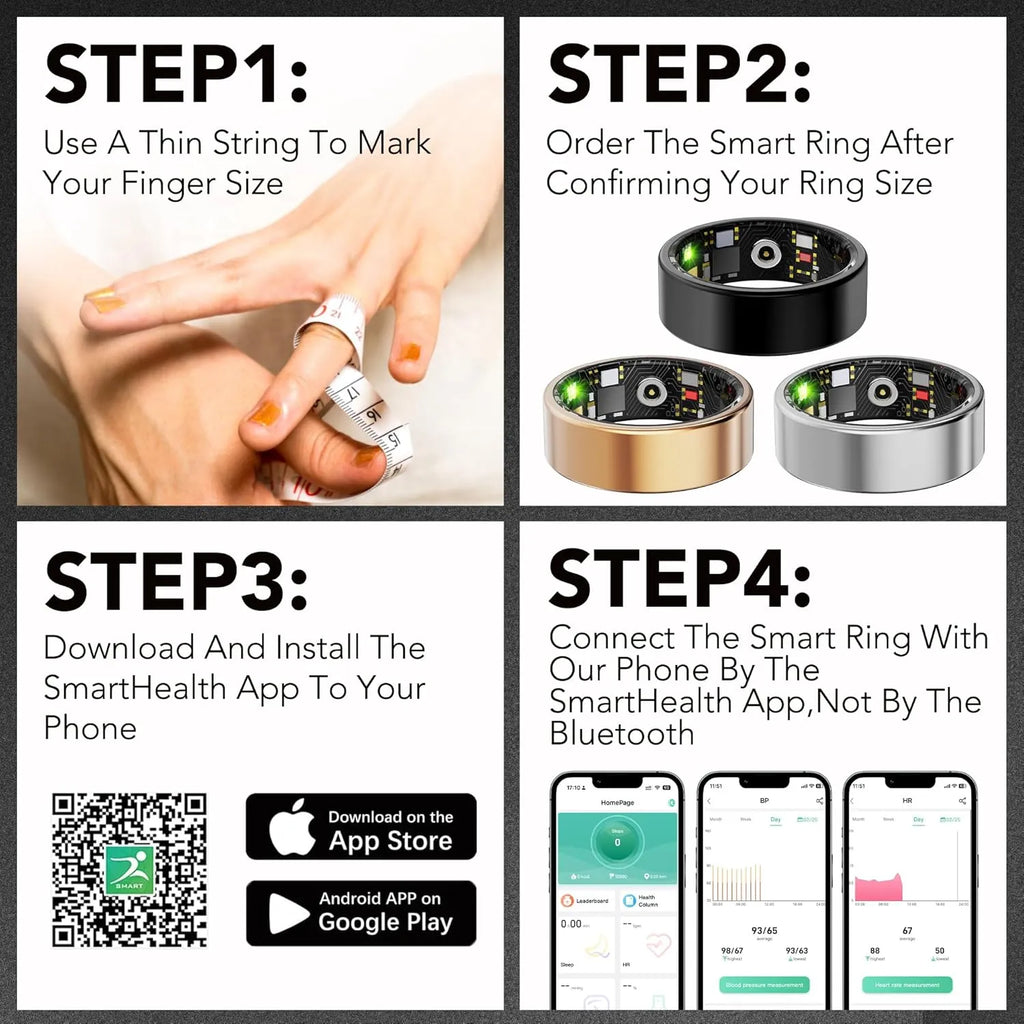 Health Monitoring Smart Ring