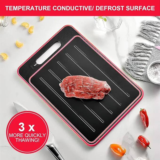 4 in 1 Defrosting Plate with Chopping Board