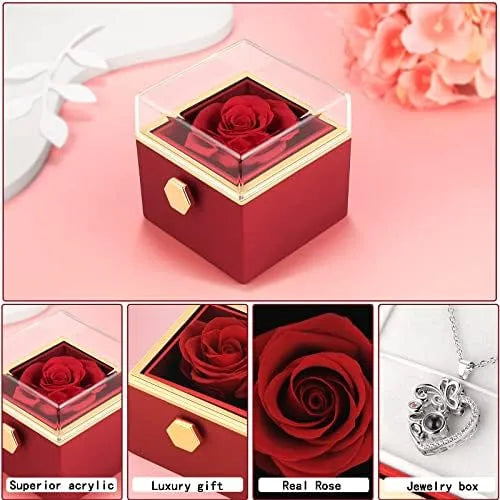 Ever rose Rotating Gift Box