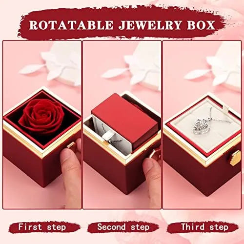 Ever rose Rotating Gift Box