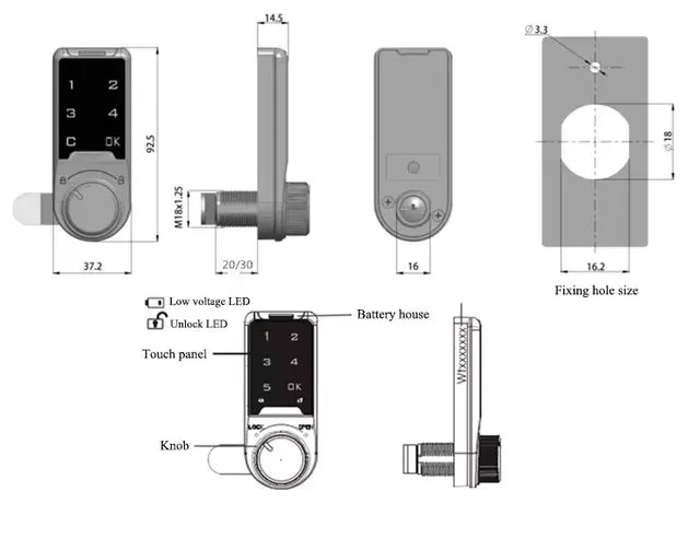 Smart Electronic Coded Lock