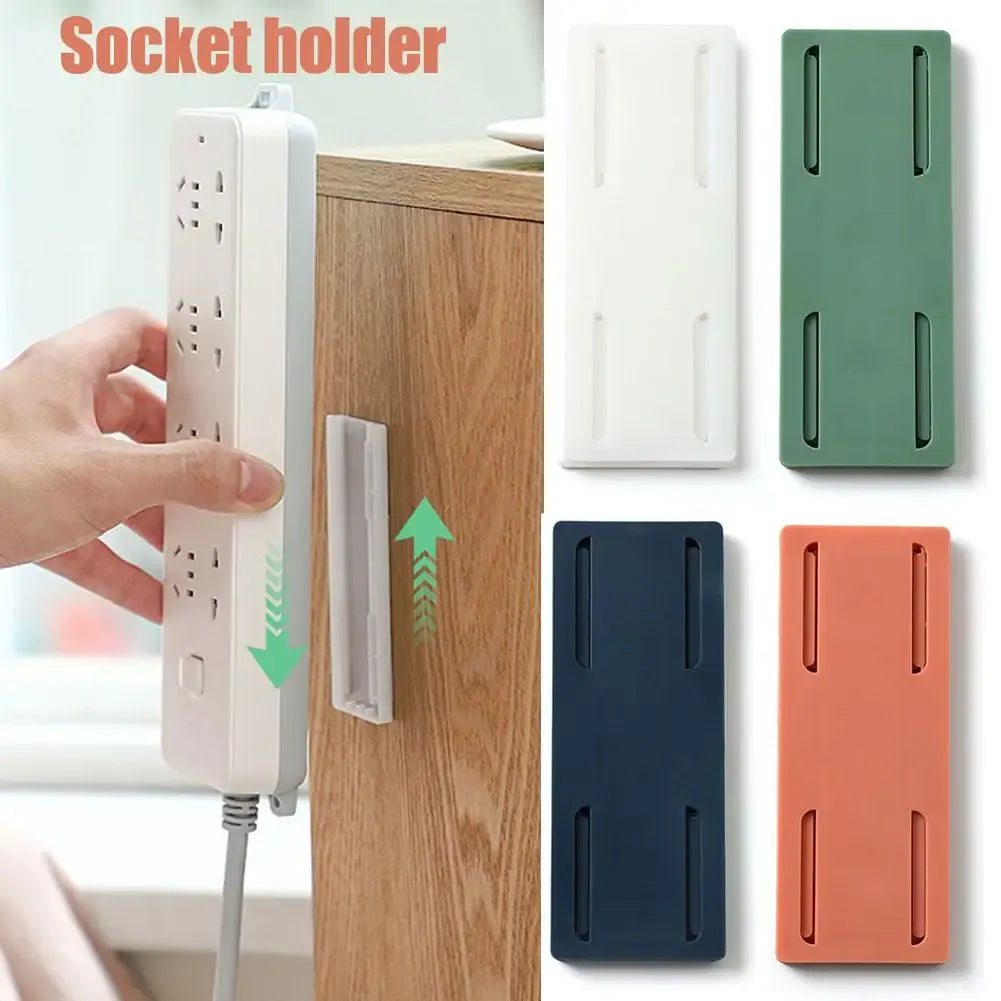 Adhesive Punch-free Socket Holder