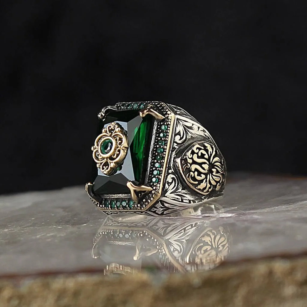 Turkish Signet Zircon Ring