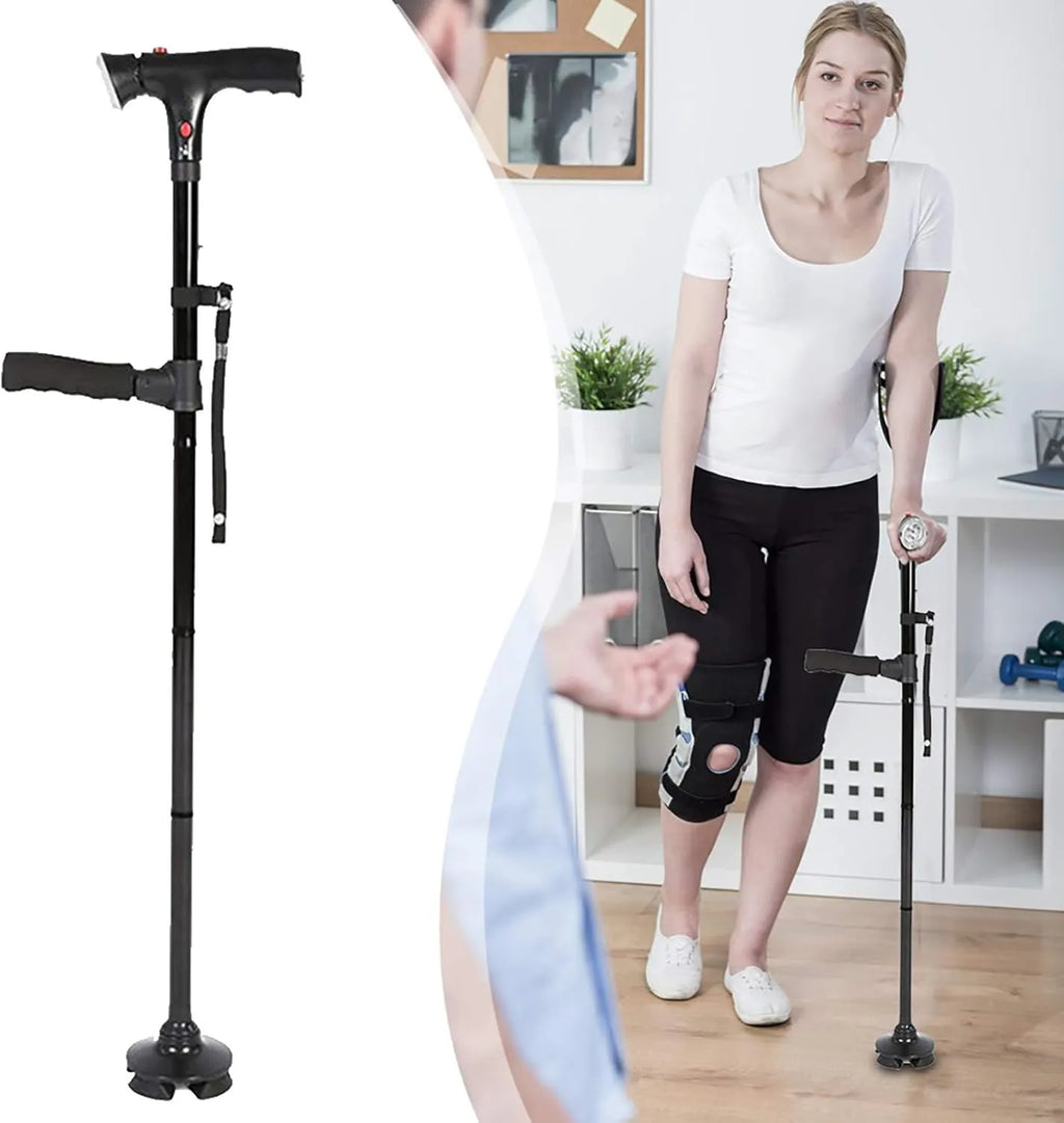 Foldable Walking Stick With LED Light