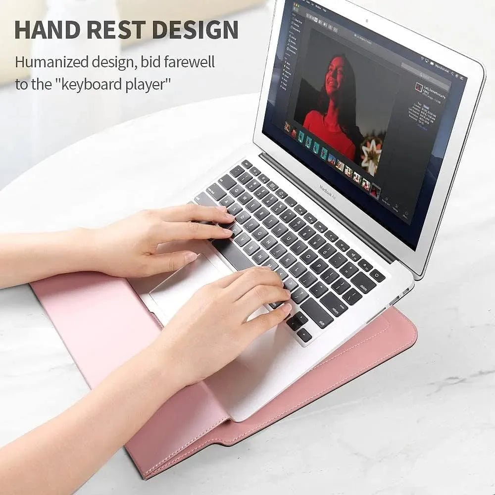 3 in 1 Laptop case & Stand (Leather) – Uniqo.com.pk
