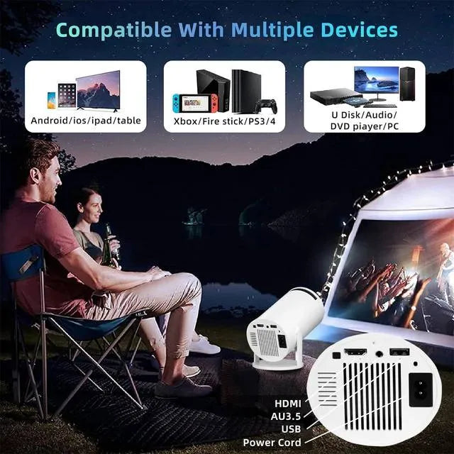 HY300 Projector with Gaming Console