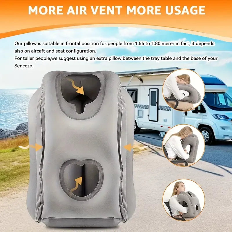 Inflatable Sleeping Travel Pillow