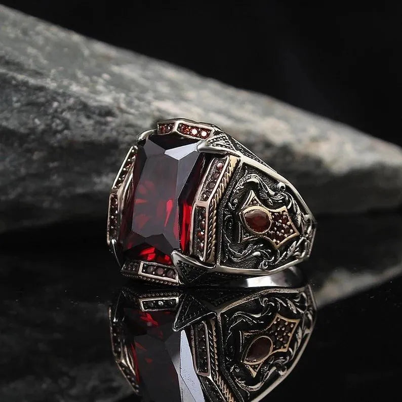 Hip-hop Punk Style Men Rings