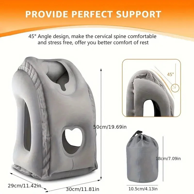 Inflatable Sleeping Travel Pillow
