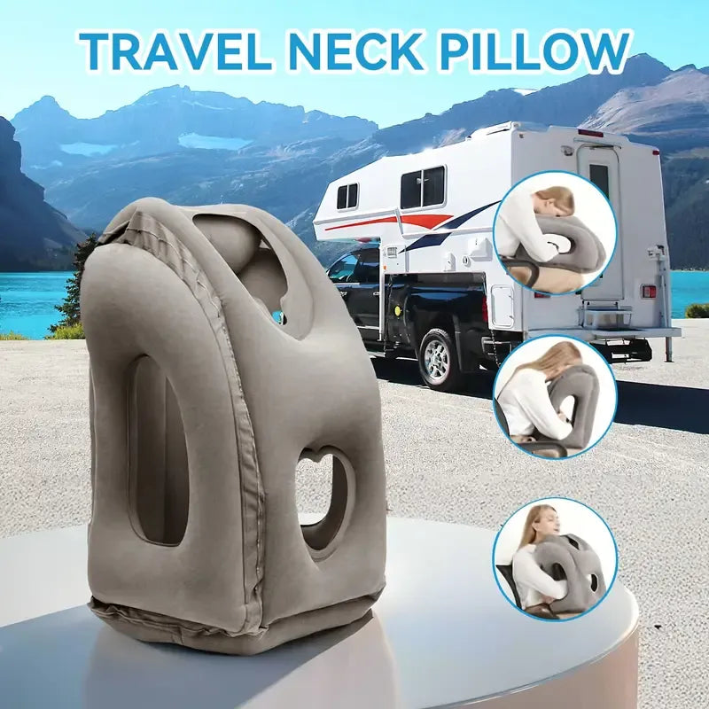 Inflatable Sleeping Travel Pillow