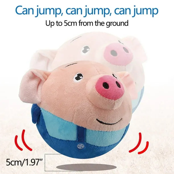 Jumping Pig Bouncing Ball