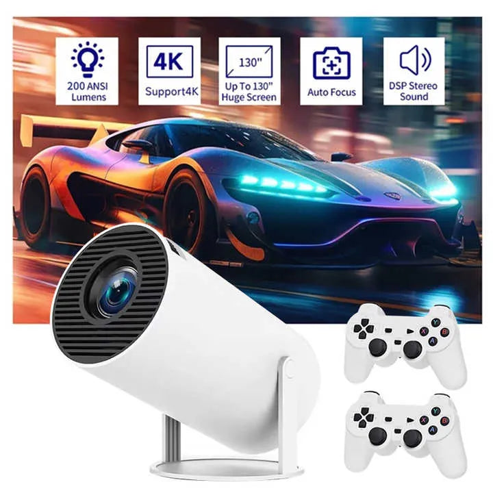 HY300 Projector with Gaming Console