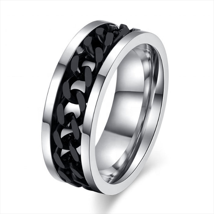 Titanium Steel Chain Spinner Rotation Ring