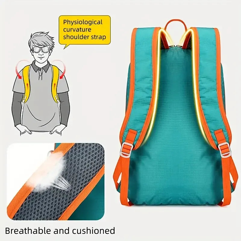 Portable Foldable Backpack for Climbing, Cycling ,Travel  & Hiking