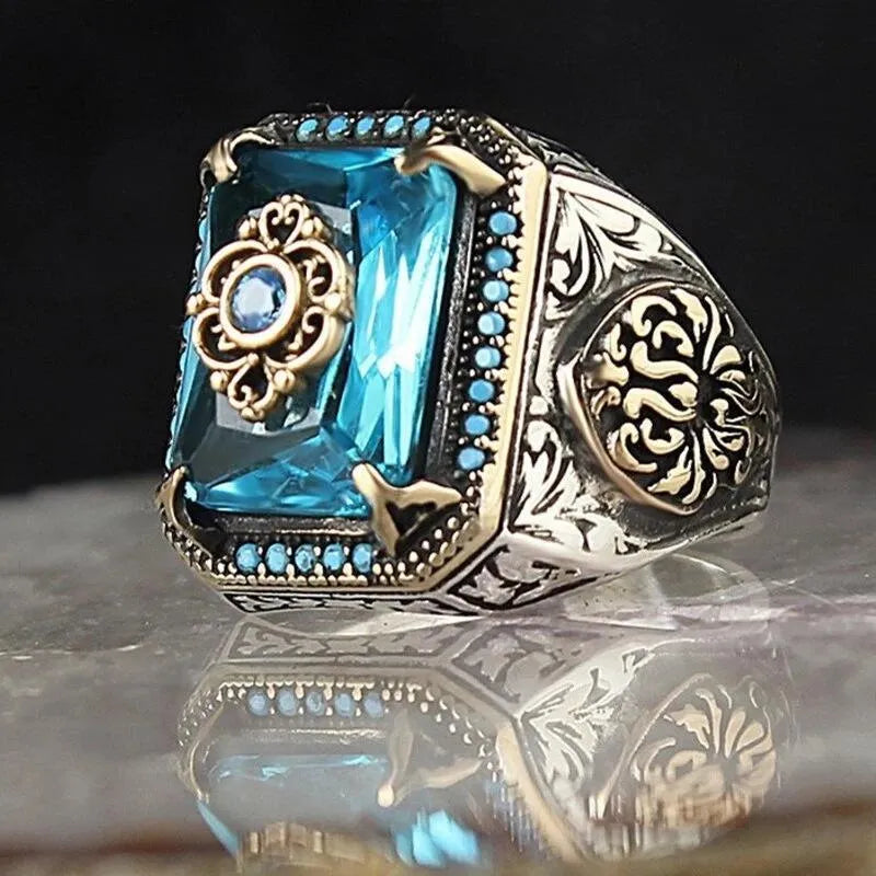 Turkish Signet Zircon Ring