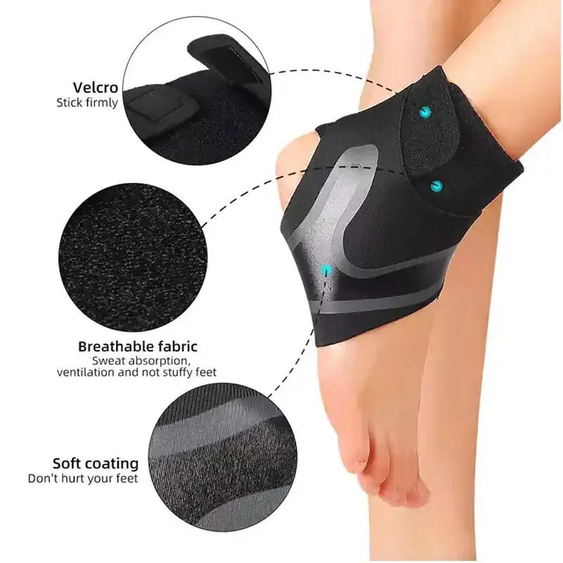 Breathable Elastic Ankle Brace (Left / Right Pair )