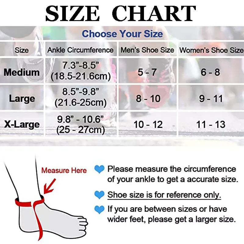 Breathable Elastic Ankle Brace (Left / Right Pair )