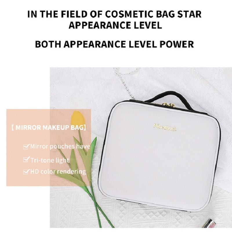 LED Makeup Bag With Mirror Lights