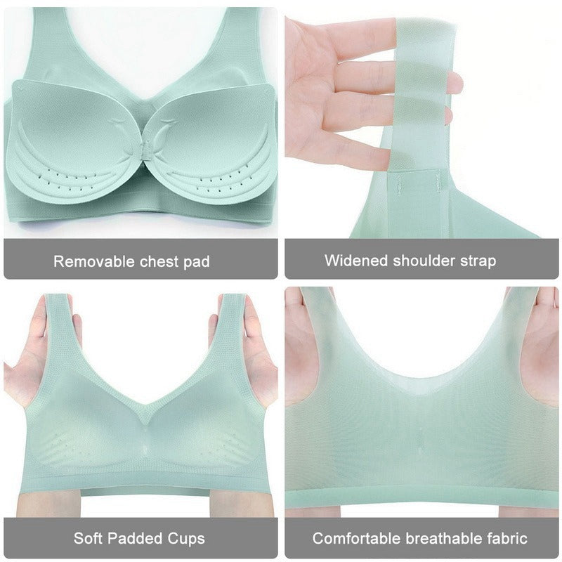 Ultra Thin Ice Silk Bra